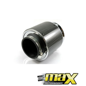 80mm Universal Carbon Fibre Cone Filter maxmotorsports