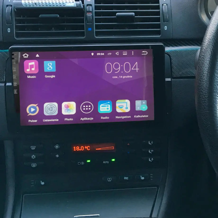 9 Inch - BM E46 Android Entertainment & GPS System Max Motorsport