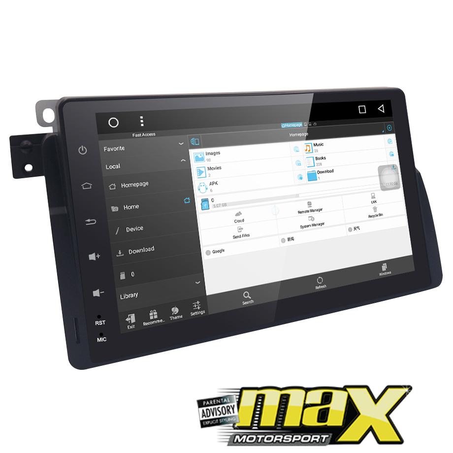 9 Inch BM E46 Android Entertainment & GPS System maxmotorsports