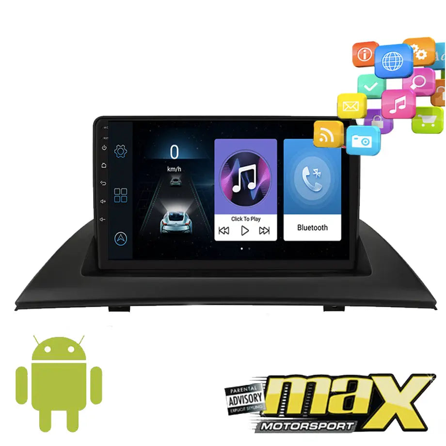 9 Inch BM X3 Android (04-12) Entertainment & GPS System Max Motorsport