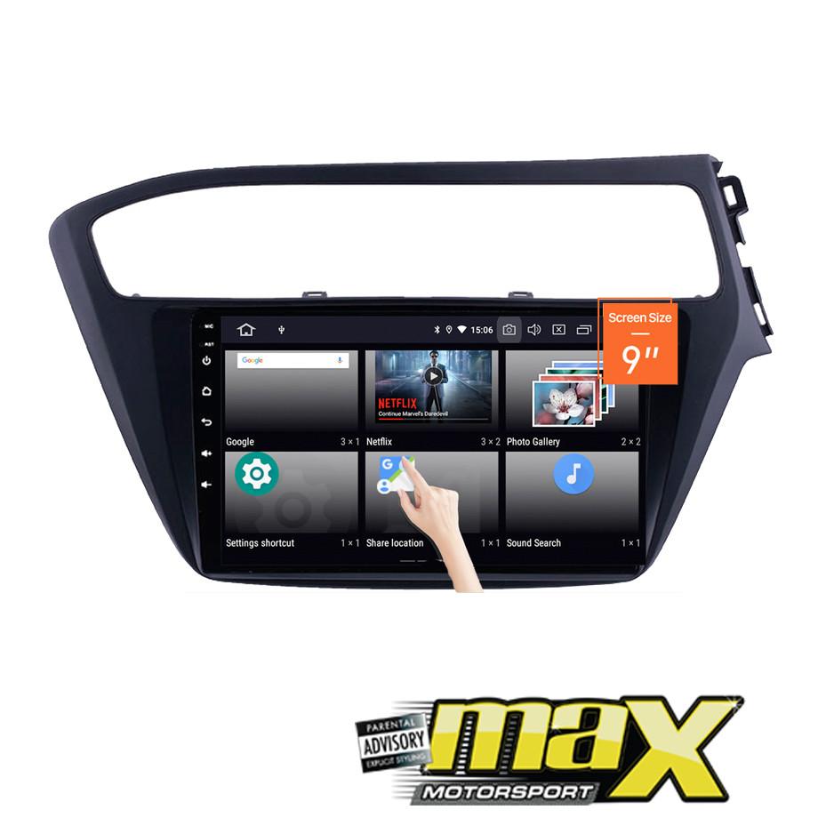 9 Inch Hyundai i20 (18-19) Android Entertainment & GPS System maxmotorsports