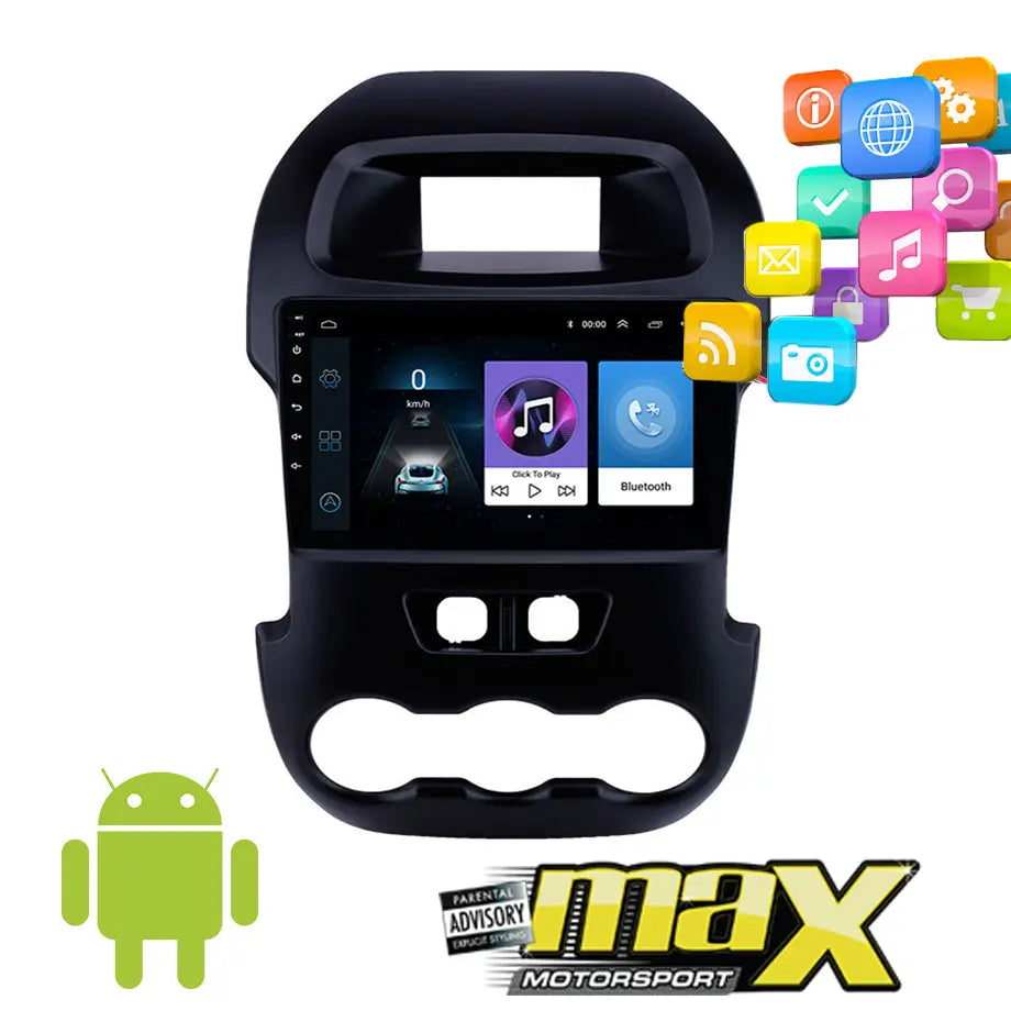 9 Inch Ranger T6 (12-15) Android Entertainment & GPS System maxmotorsports