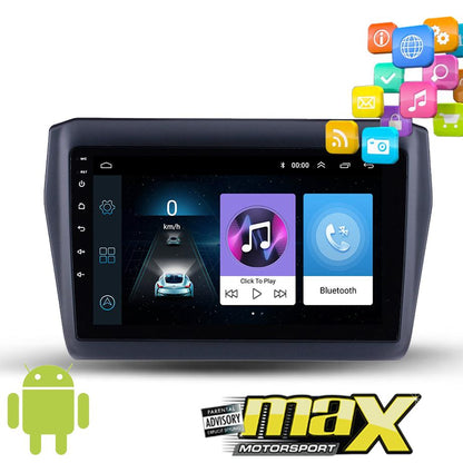 9 Inch Suzuki Swift (17-19) Android Entertainment & GPS System maxmotorsports