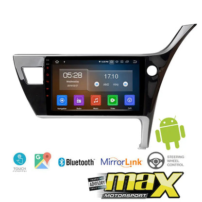 9 Inch Toyota Corolla (17-19) Android Entertainment & GPS System maxmotorsports