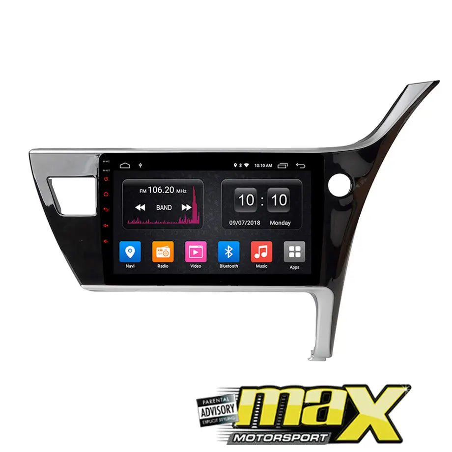 9 Inch Toyota Corolla (17-19) Android Entertainment & GPS System maxmotorsports