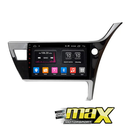 9 Inch Toyota Corolla (17-19) Android Entertainment & GPS System maxmotorsports