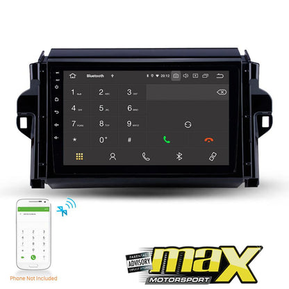 9 Inch Toyota Fortuner (15-18) Android Entertainment & GPS System maxmotorsports