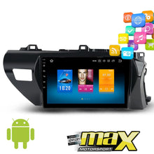 Load image into Gallery viewer, 9 Inch Toyota Hilux (16-18) Android Entertainment &amp; GPS System maxmotorsports
