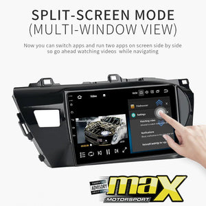 9 Inch Toyota Hilux (16-18) Android Entertainment & GPS System maxmotorsports