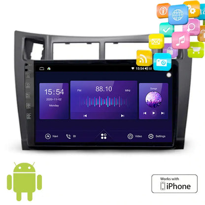 9 Inch Toyota Yaris (05-12)  Android Entertainment & GPS System Max Motorsport