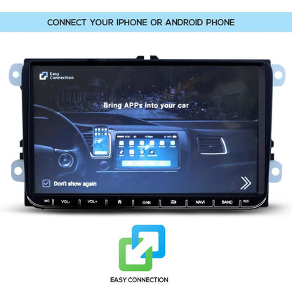 9 Inch VW Android Entertainment & GPS System With Apple Max Motorsport