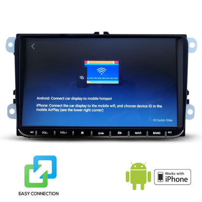 9 Inch VW Android Entertainment & GPS System With Apple Max Motorsport