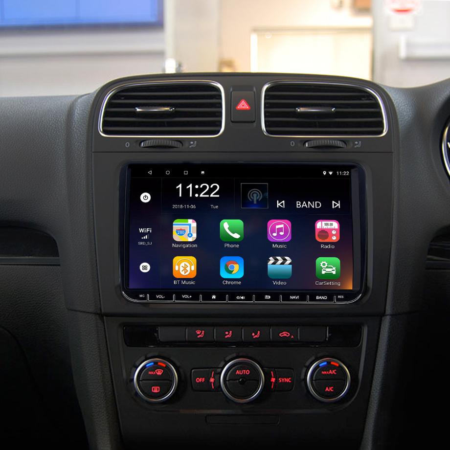 9 Inch VW Android Entertainment & GPS System With Apple Max Motorsport