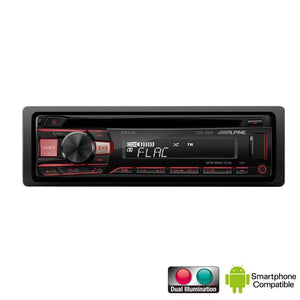 Alpine CDE-201R CD/MP3/USB/Aux Dual Illumination Multi-Media Player Alpine
