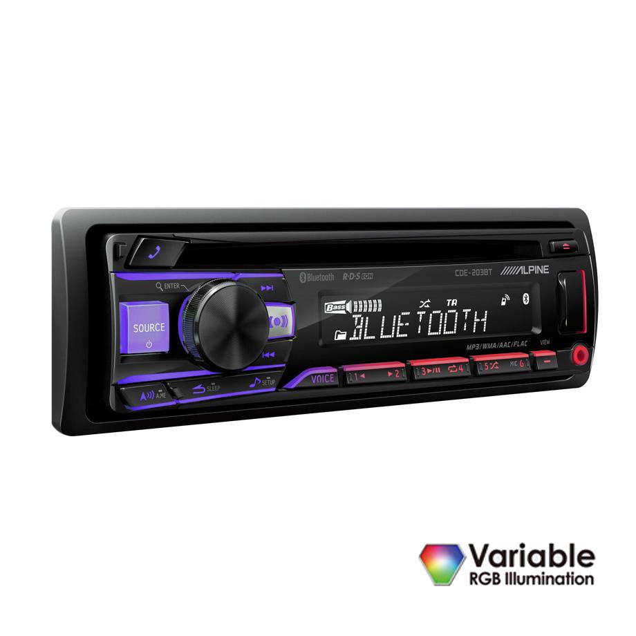 Alpine CDE-201R CD/MP3/USB Multi-Media Player With iPhone / Android Compatibility Max Motorsport
