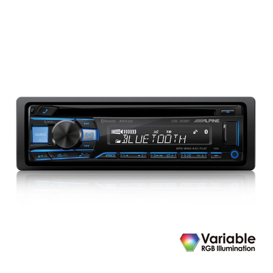 Alpine CDE-201R CD/MP3/USB Multi-Media Player With iPhone / Android Compatibility Max Motorsport