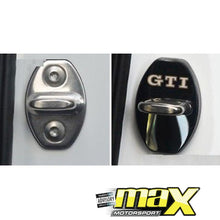Load image into Gallery viewer, Aluminium Door Lock Covers - GTI (Silver) maxmotorsports
