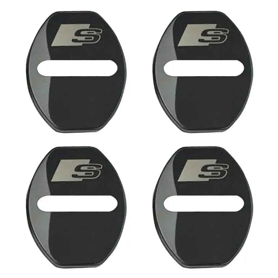 Aluminium Door Lock Covers - S-Line (Anthracite) Max Motorsport