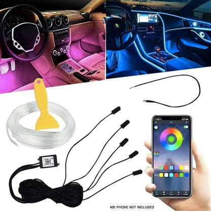 App Control - Universal Car Interior Ambient Lighting Kit Max Motorsport