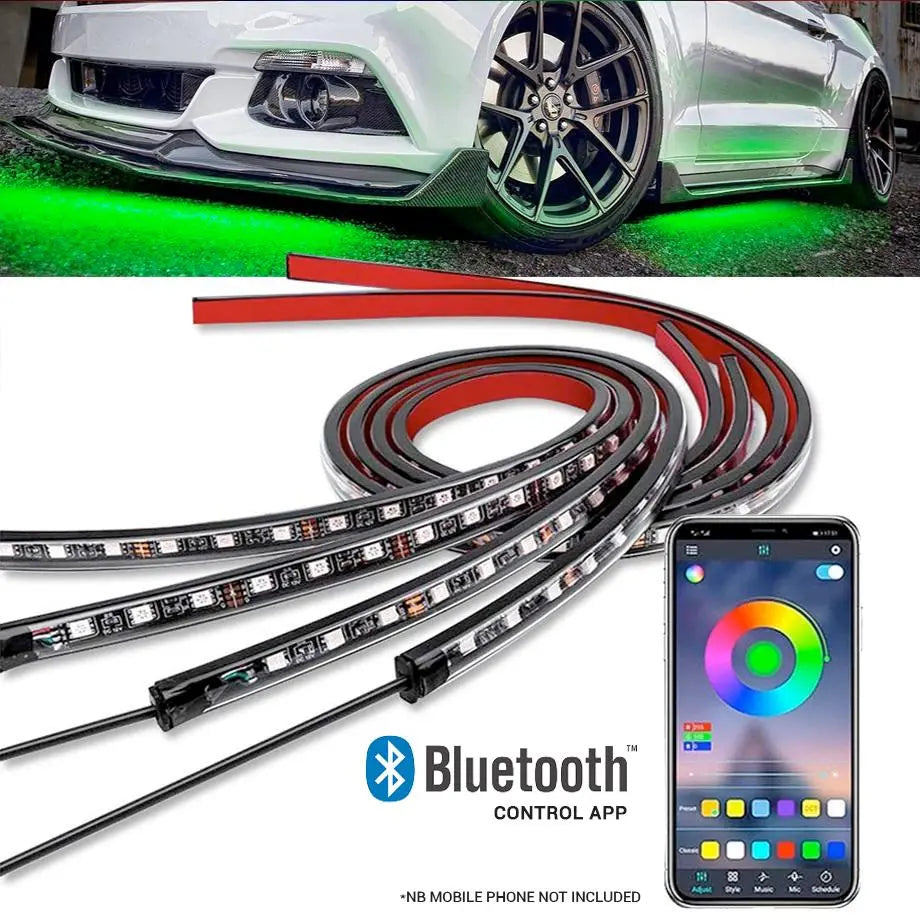 App Controlled RGB LED Under Car Light Kit Max Motorsport