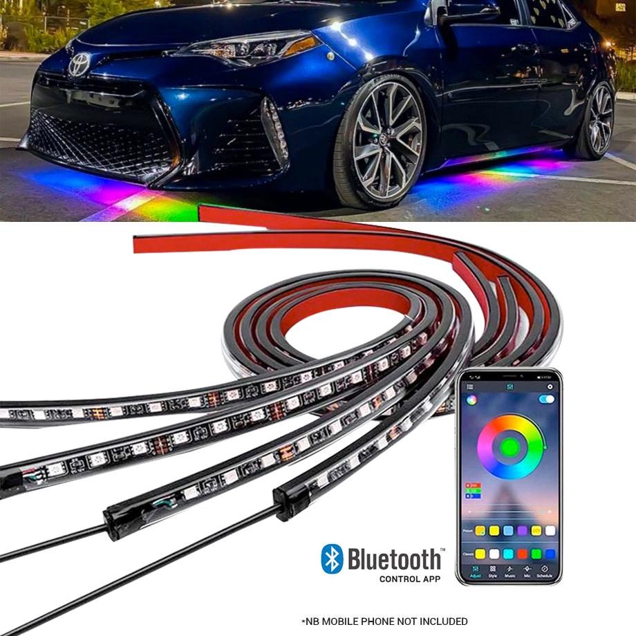 App Controlled RGB LED Under Car Light Kit maxmotorsports