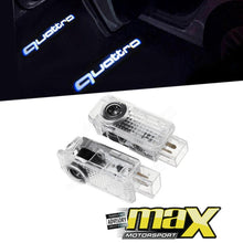 Load image into Gallery viewer, Audi - Plug &amp; Play Shadow Lights With Quattro Logo maxmotorsports
