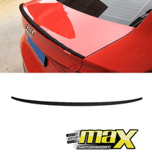 Load image into Gallery viewer, Audi A3 Carbon Fibre Slim Boot Spoiler (2014-On) maxmotorsports
