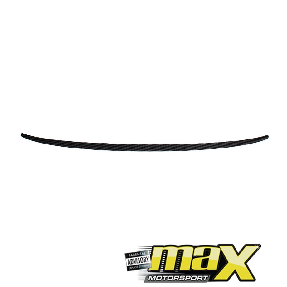 Audi A3 Carbon Fibre Slim Boot Spoiler (2014-On) maxmotorsports