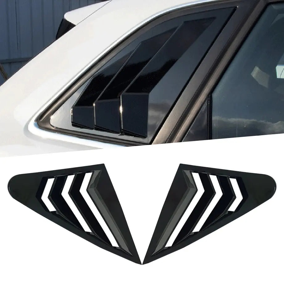 Audi A3 Gloss Black Plastic Side Window Louver Max Motorsport