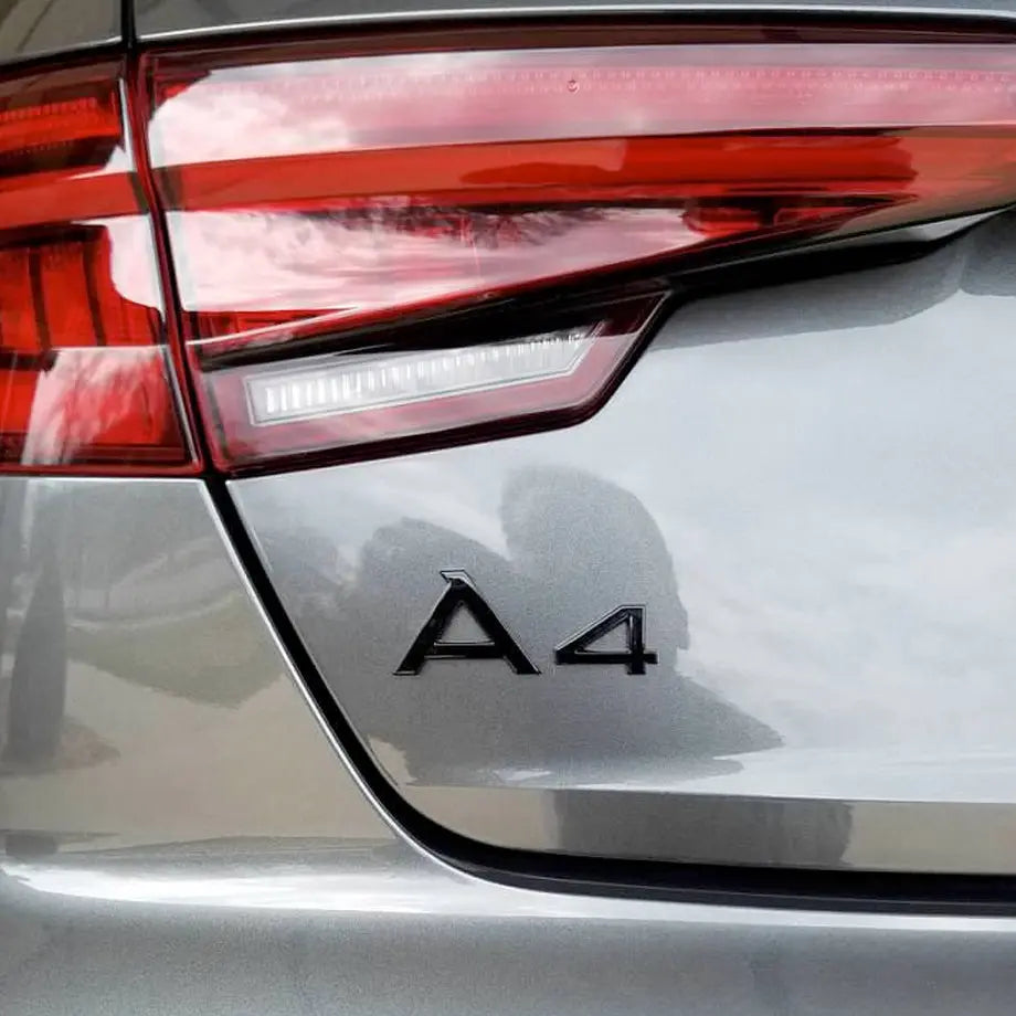 Audi A4 Lettering Badge - Gloss Black – Max Motorsport