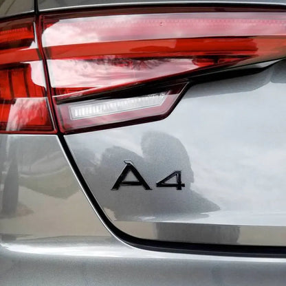 Audi A3 Lettering Badge - Gloss Black Max Motorsport