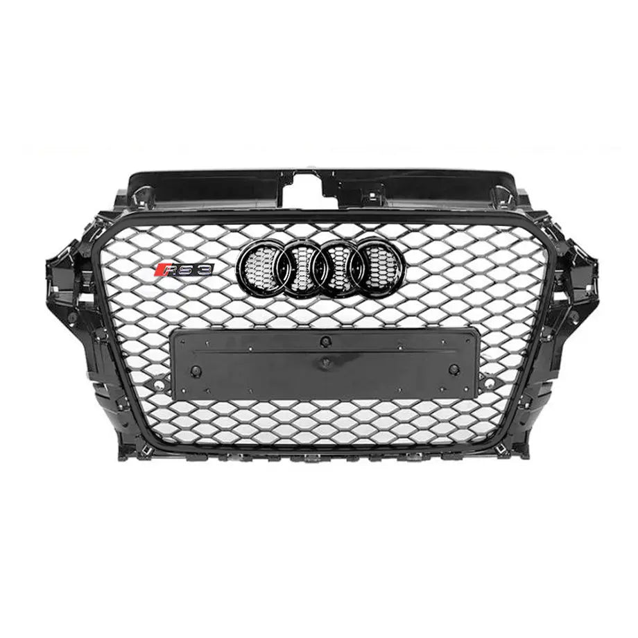Audi A3 RS Style Gloss Black Grille (12-15) maxmotorsports