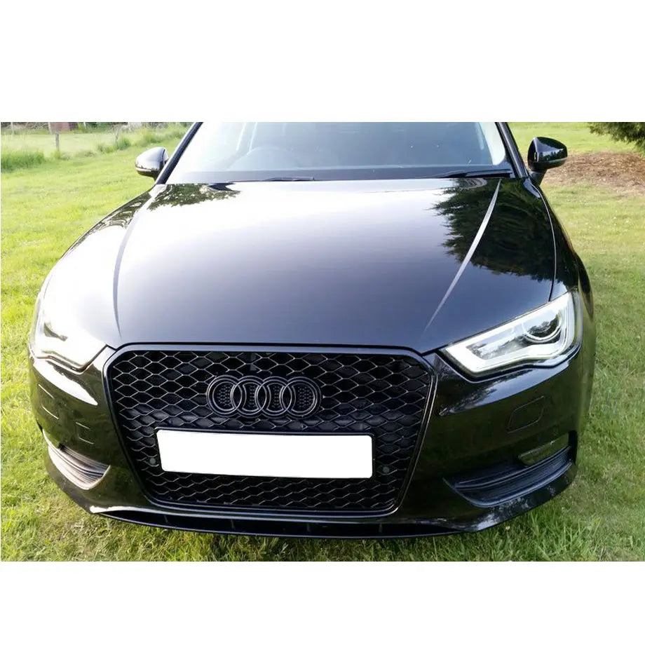 Audi A3 RS Style Gloss Black Grille (12-15) maxmotorsports