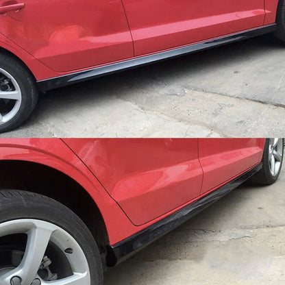 Audi A3 Sedan Gloss Black Side Skirts (15-19) Max Motorsport