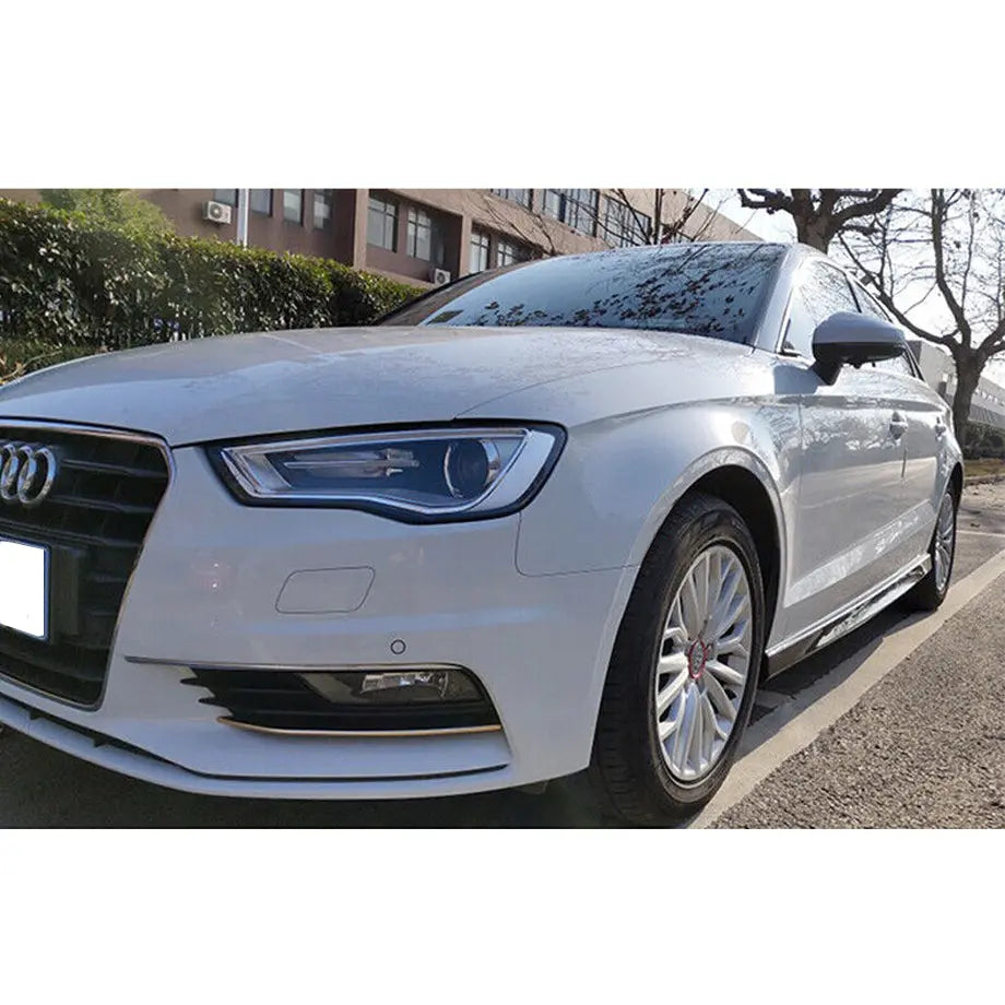 Audi A3 Sedan Gloss Black Side Skirts (15-19) Max Motorsport