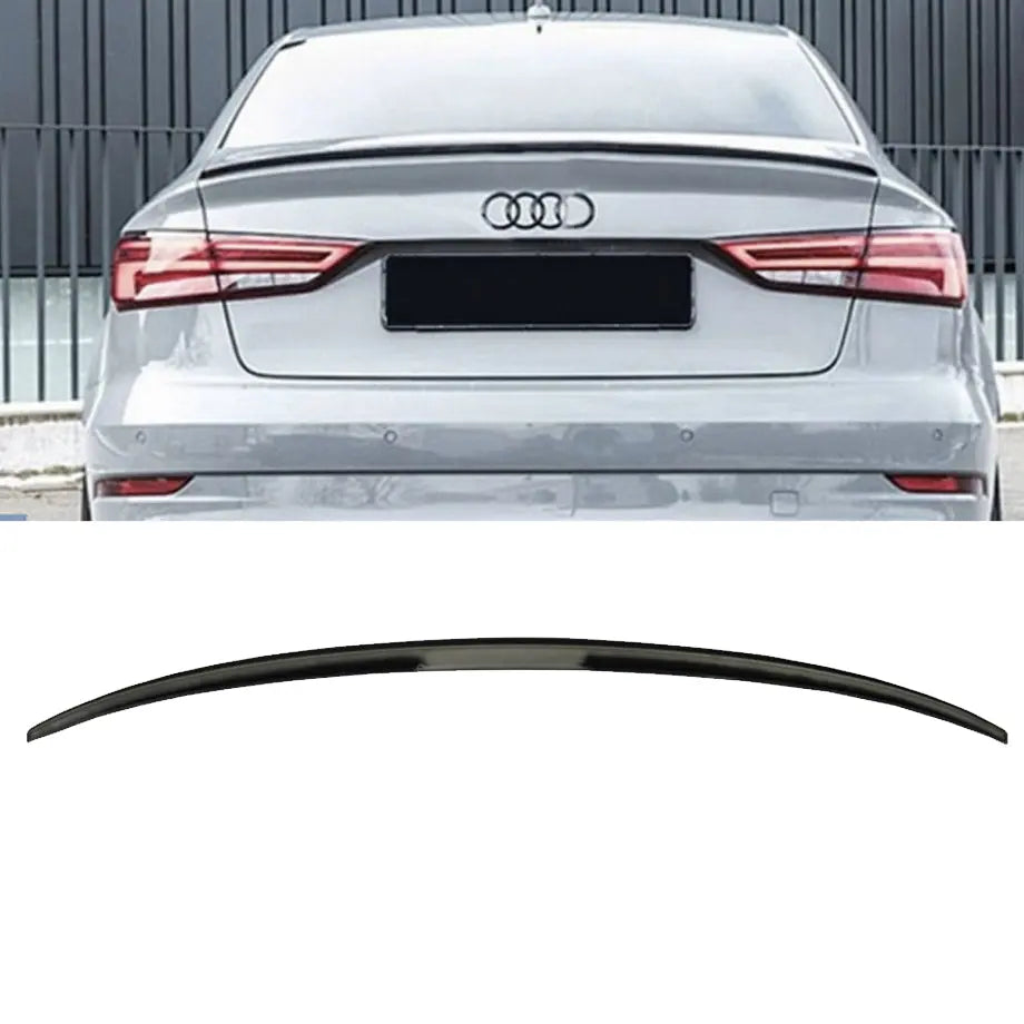 Audi A3 Slim Gloss Black Boot Spoiler (15-On) Max Motorsport