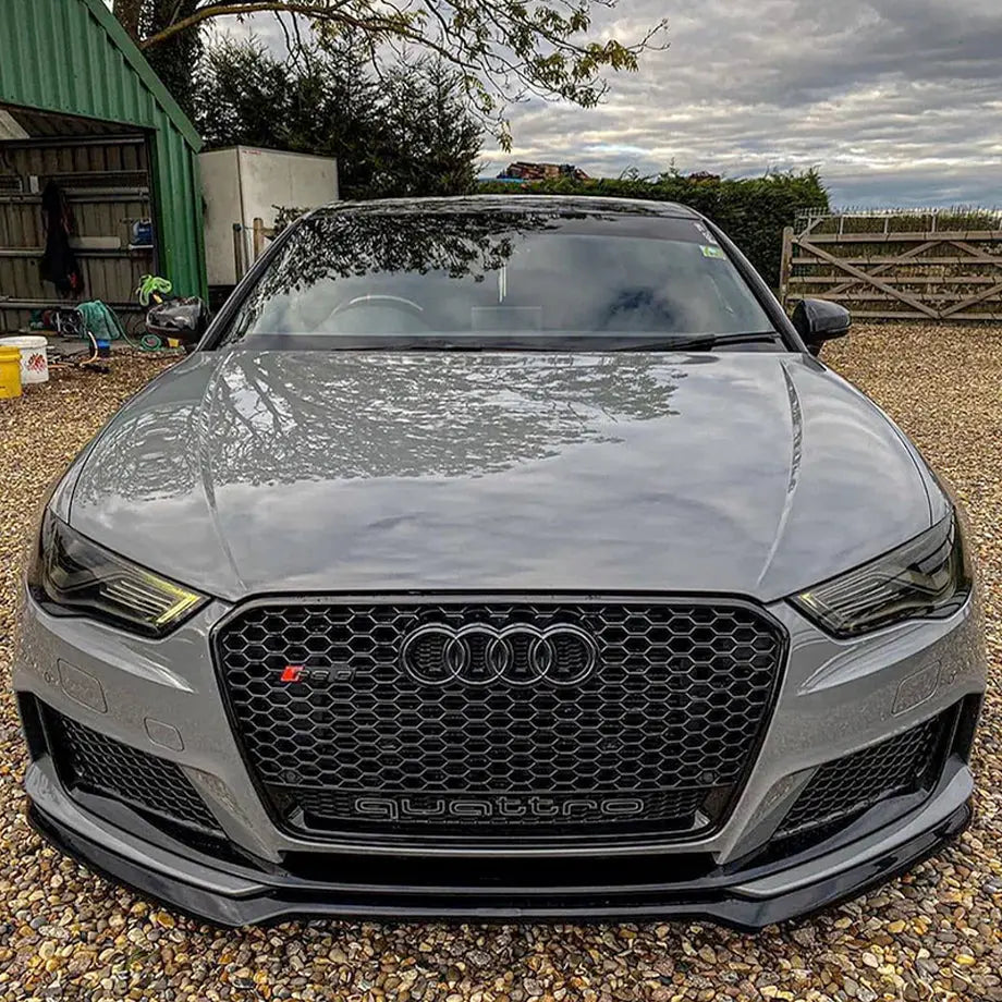 Audi A3 (12-15) RS3 Style Gloss Black Upgrade Grille Max Motorsport