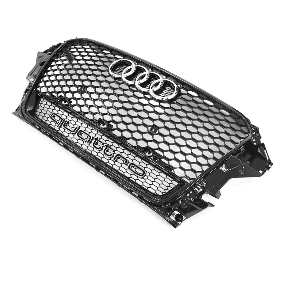 Audi A3 (12-15) RS3 Style Gloss Black Upgrade Grille maxmotorsports