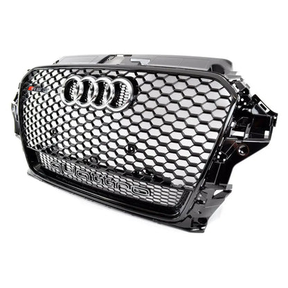 Audi A3 (12-15) RS3 Style Gloss Black Upgrade Grille maxmotorsports