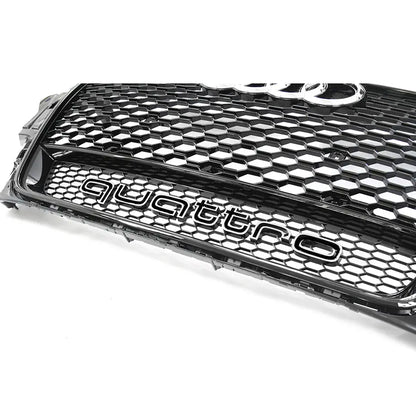 Audi A3 (12-15) RS3 Style Gloss Black Upgrade Grille maxmotorsports