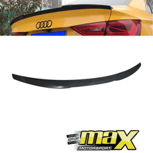 Load image into Gallery viewer, Audi A3 (14-19) M4 Style Gloss Black Plastic Boot Spoiler maxmotorsports
