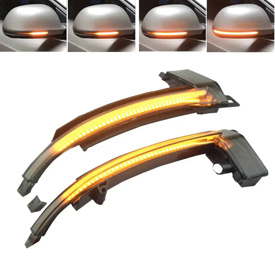Audi A4/A5 B8 Side Mirror Smoked LED Sequential Indicator Light maxmotorsports