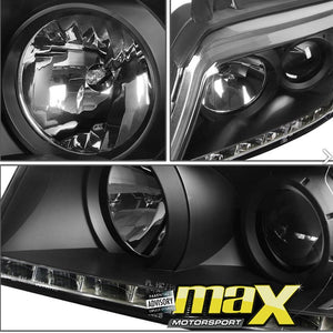 Audi A4 B5 (99-01) Black LED Projector Headlights maxmotorsports