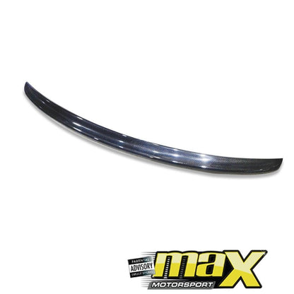 Audi A4 B8 Carbon Fibre Boot Spoiler (2008-2012) maxmotorsports