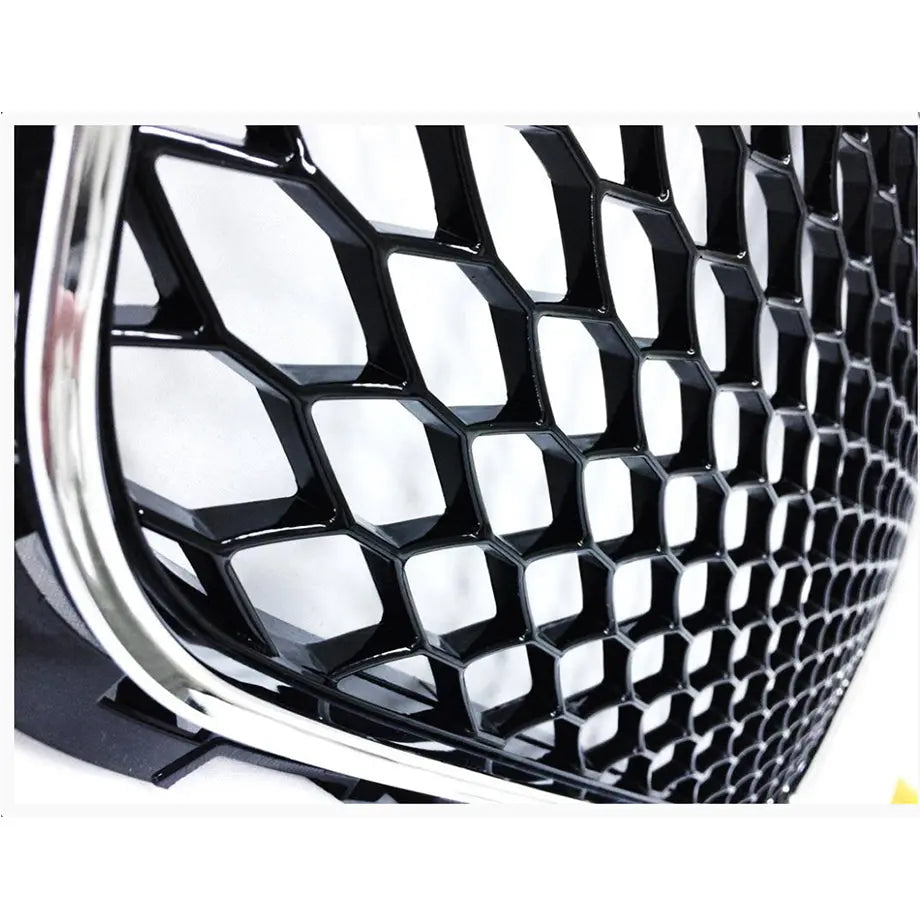 Audi A4 B8 RS4 Style Gloss Black Grille (12-15) maxmotorsports