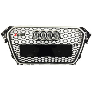 Audi A4 B8 RS4 Style Gloss Black Grille (12-15) maxmotorsports