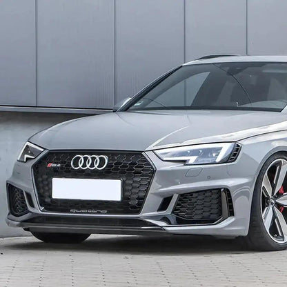 Audi A4 B9 (16-18) RS4 De-baged Style Plastic Upgrade Front Bumper Max Motorsport