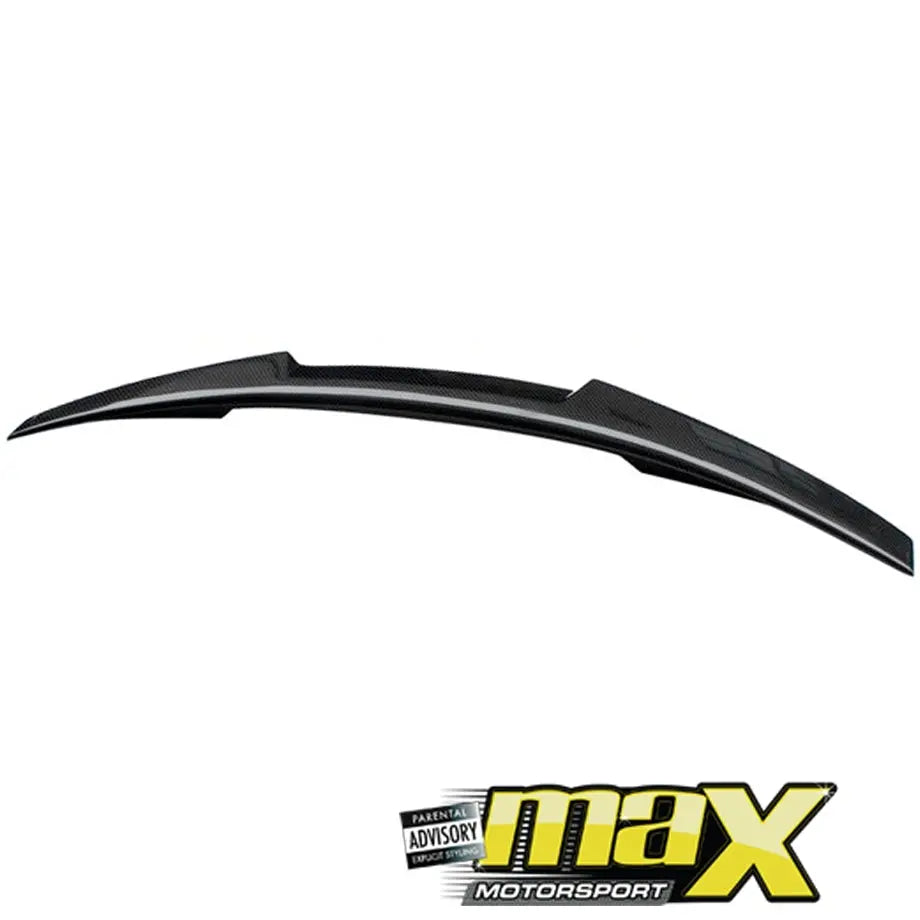 Audi A4 B9 (17-On) M4 Style Carbon Fibre Boot Spoiler maxmotorsports
