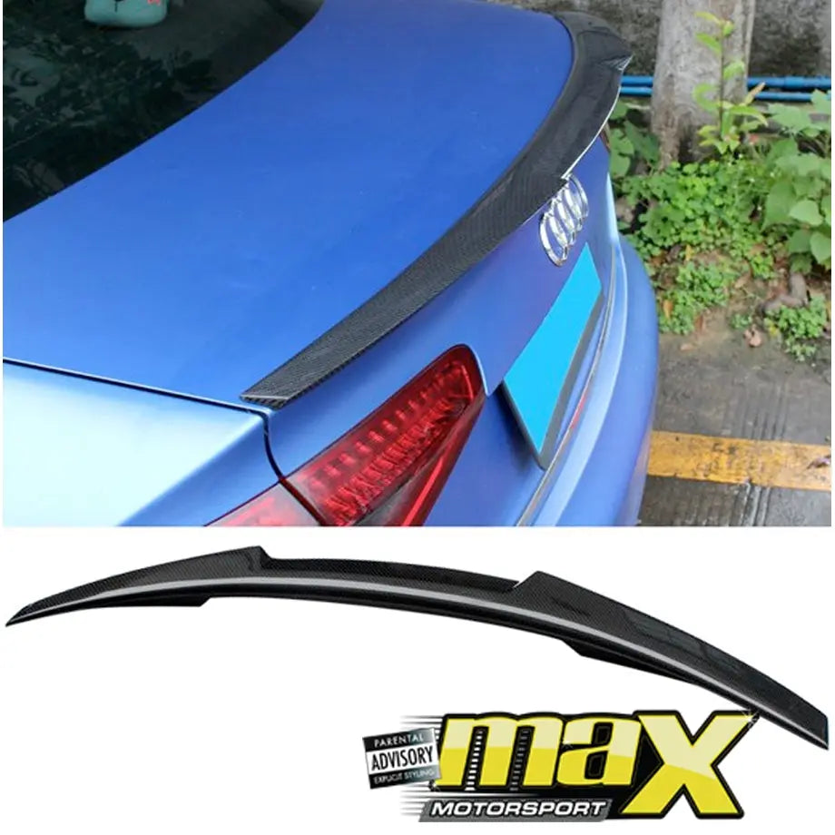 Audi A4 B9 (17-On) M4 Style Carbon Fibre Boot Spoiler maxmotorsports