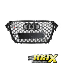 Load image into Gallery viewer, Audi A4 B9 (2015-18) RS4 Style Grille (Full Black) maxmotorsports
